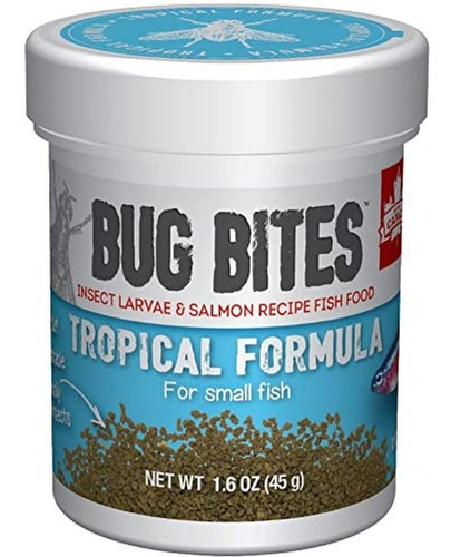 Fluval Bug Bites A6577 - Alimento De Pescado Tropical, Grnul