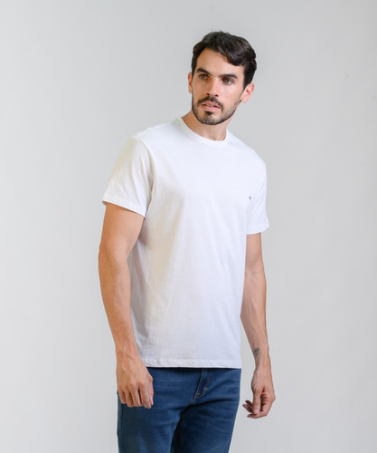 Remeras Hombre Brooksfield Algodón Premium Lisa Moda 1066b