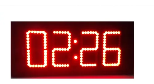 Reloj Digital Pared Cron metro Control Remoto Chicharra 15cm