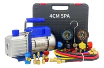 Comprar Benzhijia bomba de vacío 4cfm 1\u002F3hp + manómetro R22 R134a R410A R404A 110V