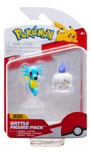 Figura Pokemon Battle Figure Pack Horsea + Litwick