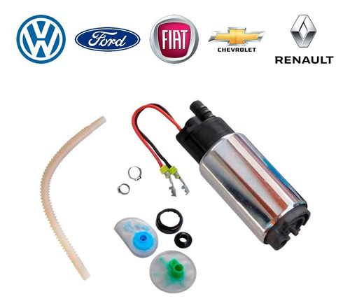 Imagem 2 de 6 de Bomba Elétrica Universal De Combustível Flex Bosch F000te159