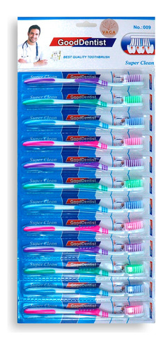 12 Piezas Cepillo Dental Adulto Económico