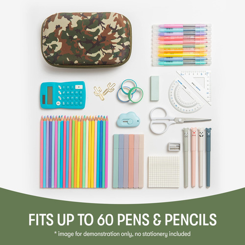 Caja De Lápices De Camuflaje Para Niños Estuche Escolar