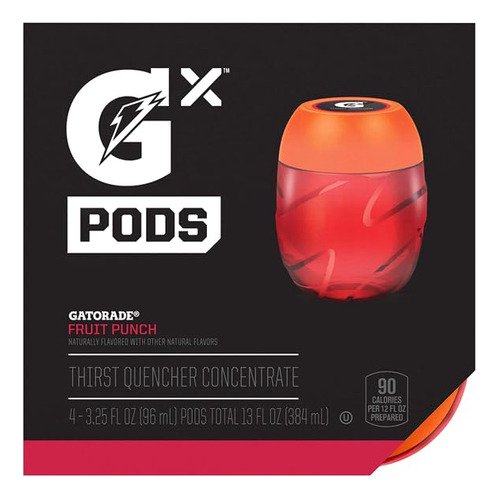 Cápsulas Concentradas Gx Kit X 4 Unidades, Punch De Frutas 1