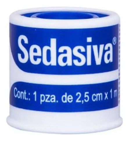 Tela Adhesiva Sedasiva Para Botiquín 1 Pieza De 2,5 Cm X 1 M