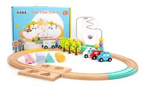 Comprar Juego Pista Tren Didáctico Montessori Bomberos Laberinto