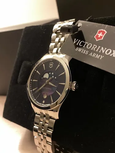 Reloj Victorinox Alliance Mujer Diamante Fase Lunar M.241752