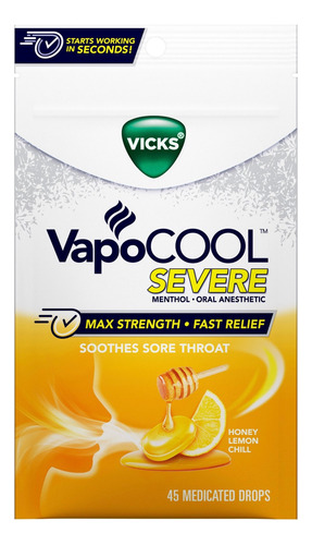 Vapo Cool Vicks Honey Lemon Chill 45 Drops