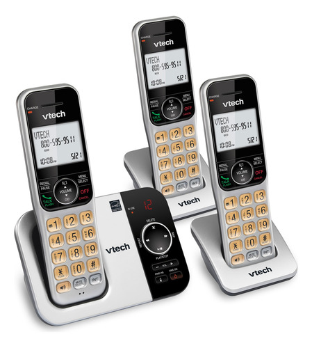 Teléfono Inalámbrico Expandible Vtech De 3 Auriculares Dect