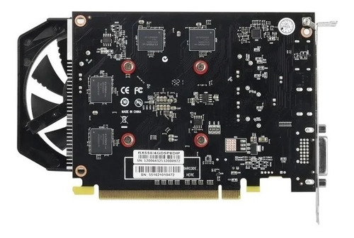 Imagem 7 de 10 de Placa De Vídeo Pcyes Amd Radeon Rx550 4gb Gddr5 128 Bits