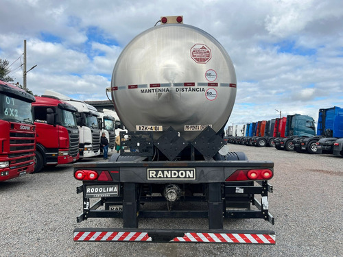 Carreta Randon Tanque Inox 2015 Semi Reboque Preta 38.500