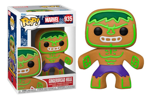 Funko Pop Hulk Galleta De Gengibre Marvel 935 Original