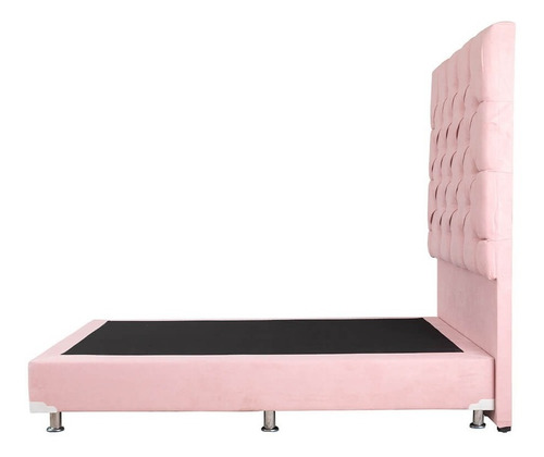 Cabecera King Size Dicasa Capri + Box Pink Rosa