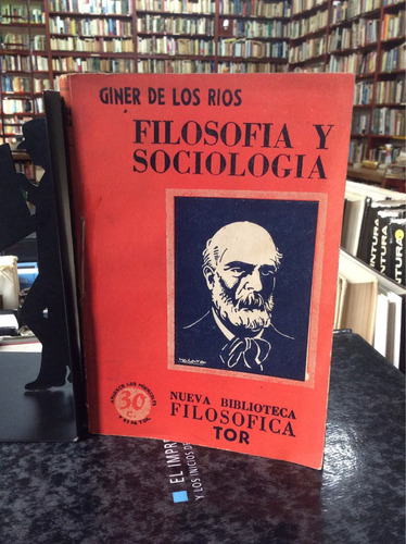 Filosofía Y Sociología, Giner De Los Ríos