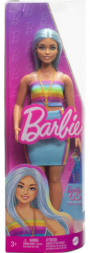 Boneca Mattel Barbie Cabelo azul