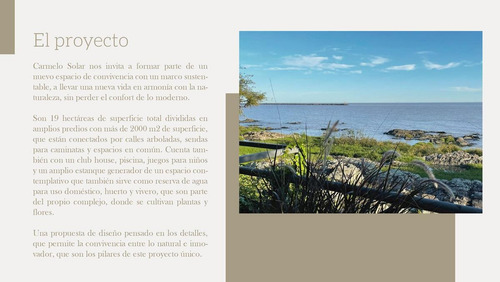 Imagen 3 de 20 de Terreno En Carmelo - Uruguay