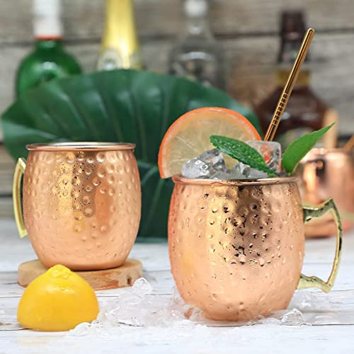 Set De 2 Tazas De Cobre Para Moscow Mule Suprobarware, Tazas