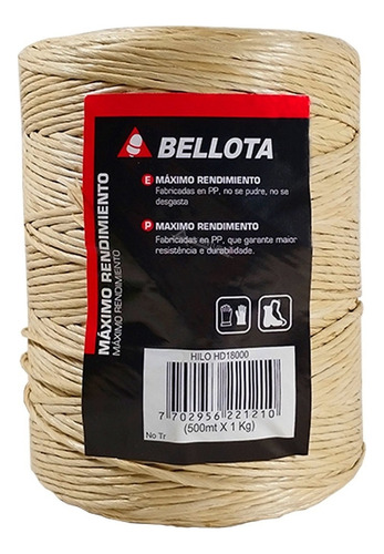 Hilo Bellota 18,000 Denier 500 Metros X 1 Kg