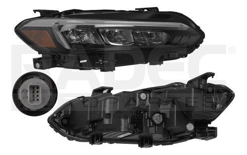 Faro Honda Civic I-style 2022 Sedan C/leds Depo Der Calidad