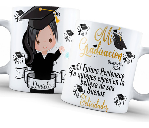 15 Tazas De Graduación Regalo Fin De Año Personalizadas