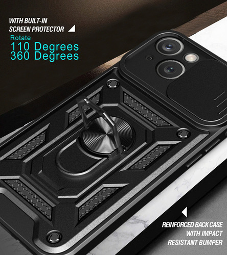 Funda De Cámara Deslizante Para Huawei Y8s, Soporte Deslizante, A Prueba De Golpes