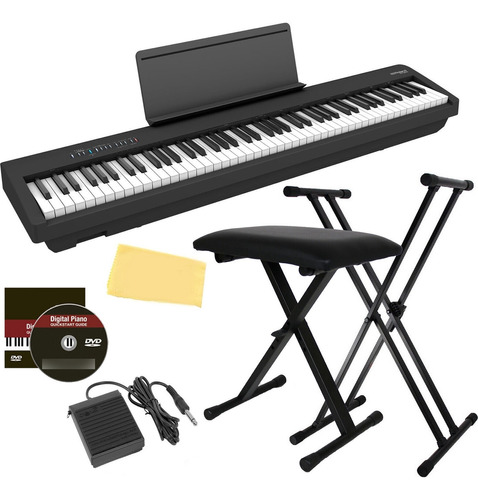 Roland Fp-30x Digital Piano - Black W/ Adjustable Stand Ds