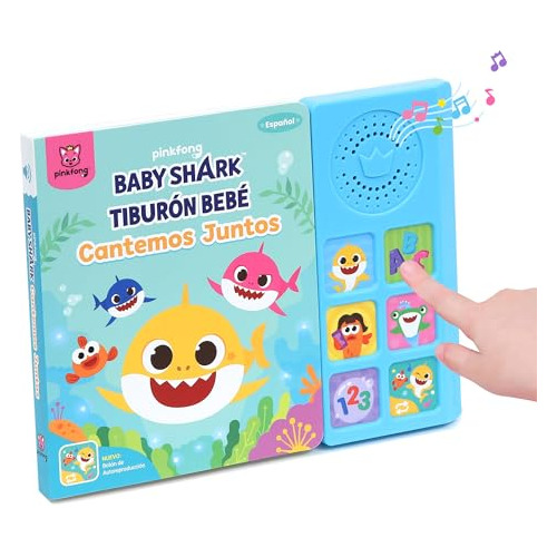 Pinkfong Baby Shark Tiburon Bebe Cantemos Juntos Sound Book