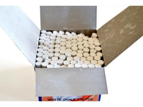 Tiza Blanca Caja X 100 Unidades