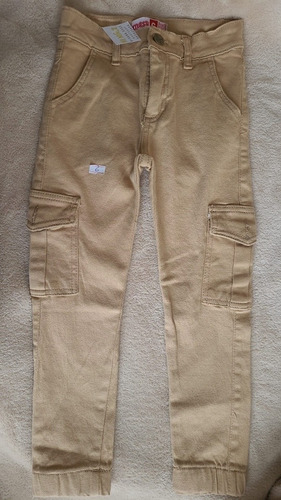 Pantalón Niño Cargo Beige