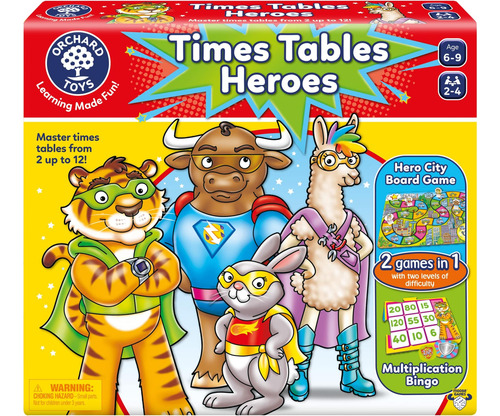 Juego De Mesa Times Table Heroes/multiplicación