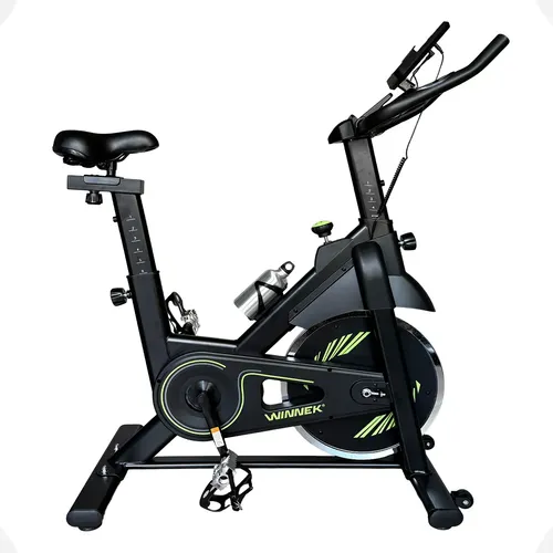 Bicicleta Ergométrica Spinning 8kg Roda Inércia Mecânica Ajustável Monitor Supor