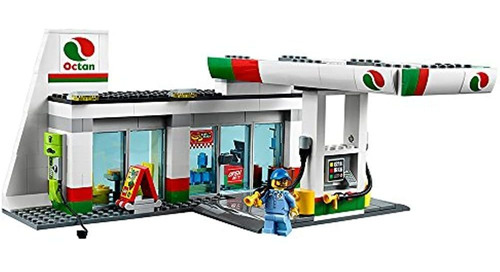 Kit De Construcción De Estación De Servicio De Lego City Tow