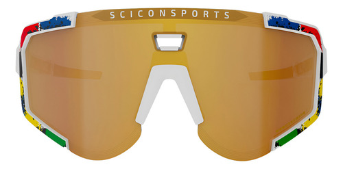 Lentes Scicon Aeroscope World Champion Tadej Pogacar Lente Bronce Multiespejo Armazón Multicolor