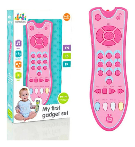 Juguete Control Tv Con Sonido Para Niños