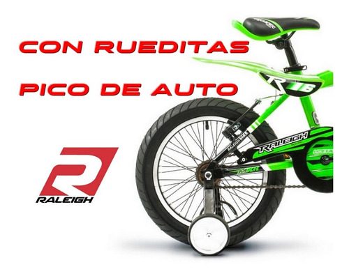 Imagen 3 de 6 de Bicicleta Para Chicos Raleigh Mxr Rodado 16 Aluminio Cross