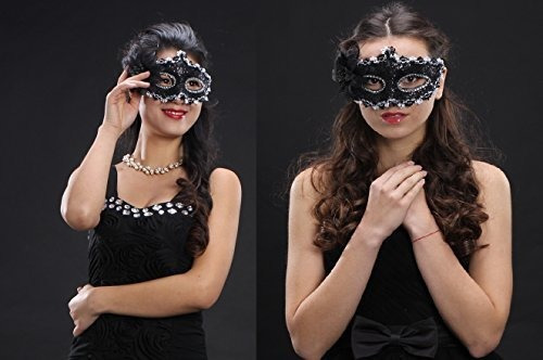 Cismark Máscaras Venecianas De Disfraces Para Mujer, 8 Colo
