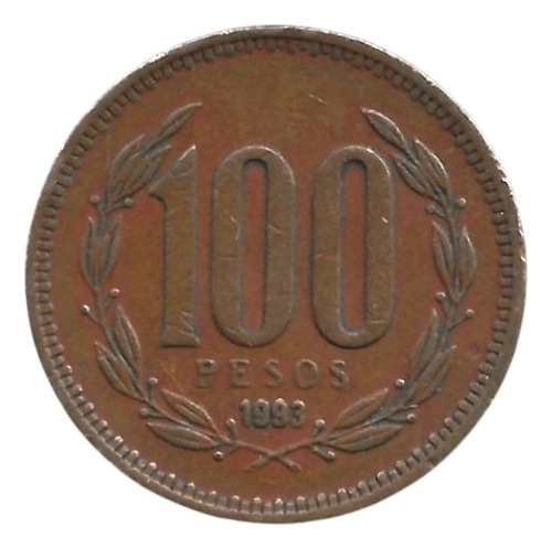 Chile 100 Pesos Años: 1981-2000 X Pieza Cl#01 (Usado)