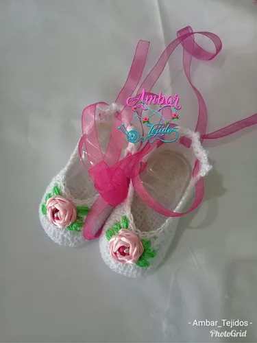 Zapatos Tejidos Para Bebé
