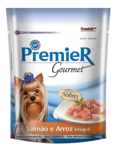 Caixa Premier Gourmet Salmão E Arroz C/ 10u