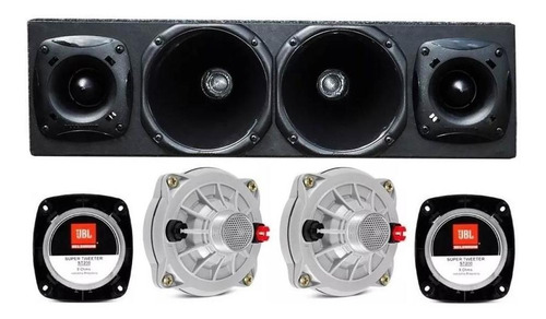 Corneteira Com 2 Drivers D250-x + 2 Tweeters St200 400wrms