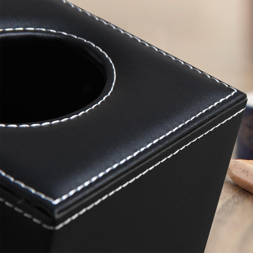 Funda Cuadrada Para Caja De Pañuelos, Tamaño Grande, Soporte