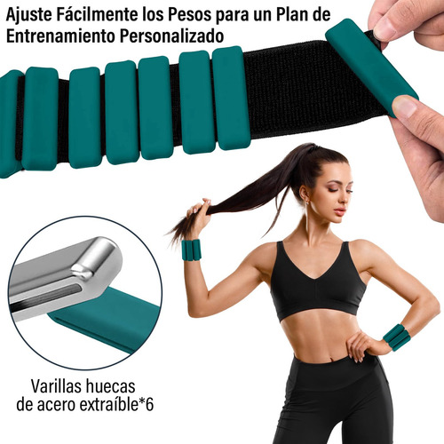 Pulsera Polainas Para Tobillos Y Muñecas, 2pcs 1 Libra