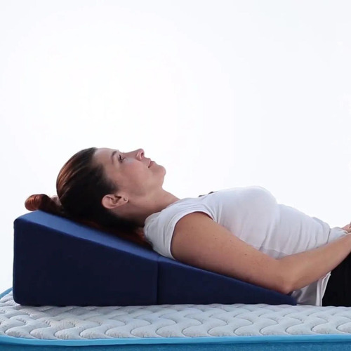 Almohada Cojin Respaldo Tipo Cuña Para Adulto Multiusos