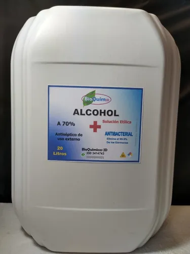 Alcohol Etilico 96% X 20 Lts