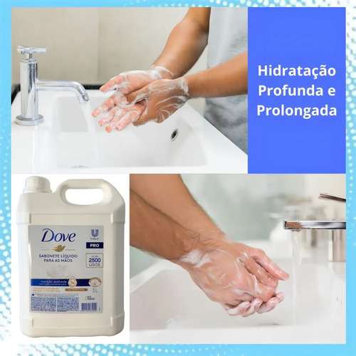 Sabonete Líquido Dove 5l Hidratante Pro Nutrição Profunda