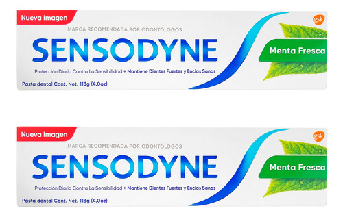Sensodyne Menta Fresca Pack 2 Pzas.