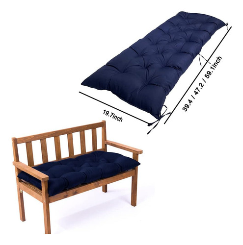 Cojín De Banco Impermeable Shapeazy, Almohadillas Antidesliz