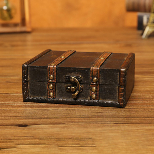 Joyero De Caja De Tesoro De Caja De Almacenamiento Estilo A