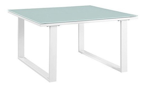 Mesa Auxiliar Modular De Aluminio Al Aire Libre Modway Fortu